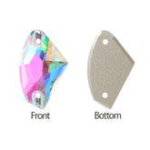 Crystal Phantom Galactic Shape High Quality Glass Sew-on Rhinestones WholesaleRhinestone